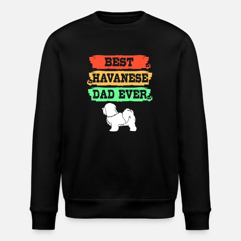 Havanese - Stanley/Stella ROLLER Unisex Organic Sweatshirt - black