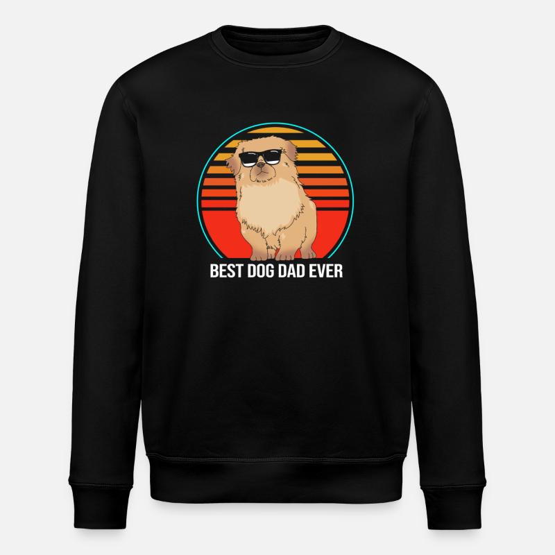 Pekinese - Stanley/Stella Unisex Bio-Sweatshirt ROLLER - Schwarz