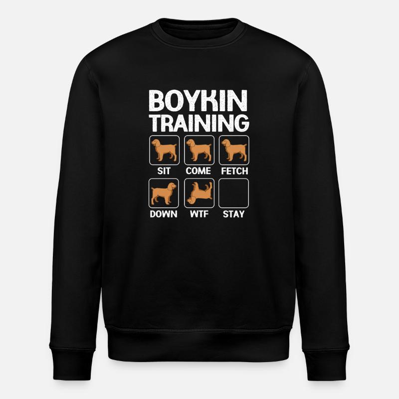 Épagneul Boykin - Sweat bio ROLLER Stanley/Stella Unisexe - noir
