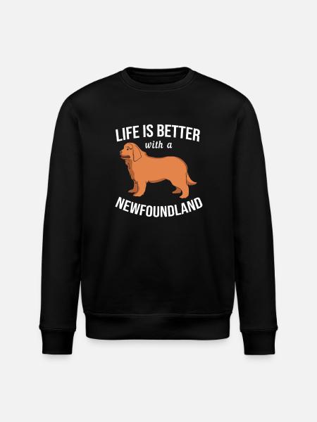 Newfoundland - Stanley/Stella ROLLER Unisex Organic Sweatshirt - black