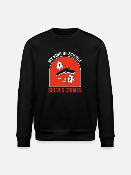 Forensik Forensiker Spurensicherung - Stanley/Stella Unisex Bio-Sweatshirt ROLLER - Schwarz