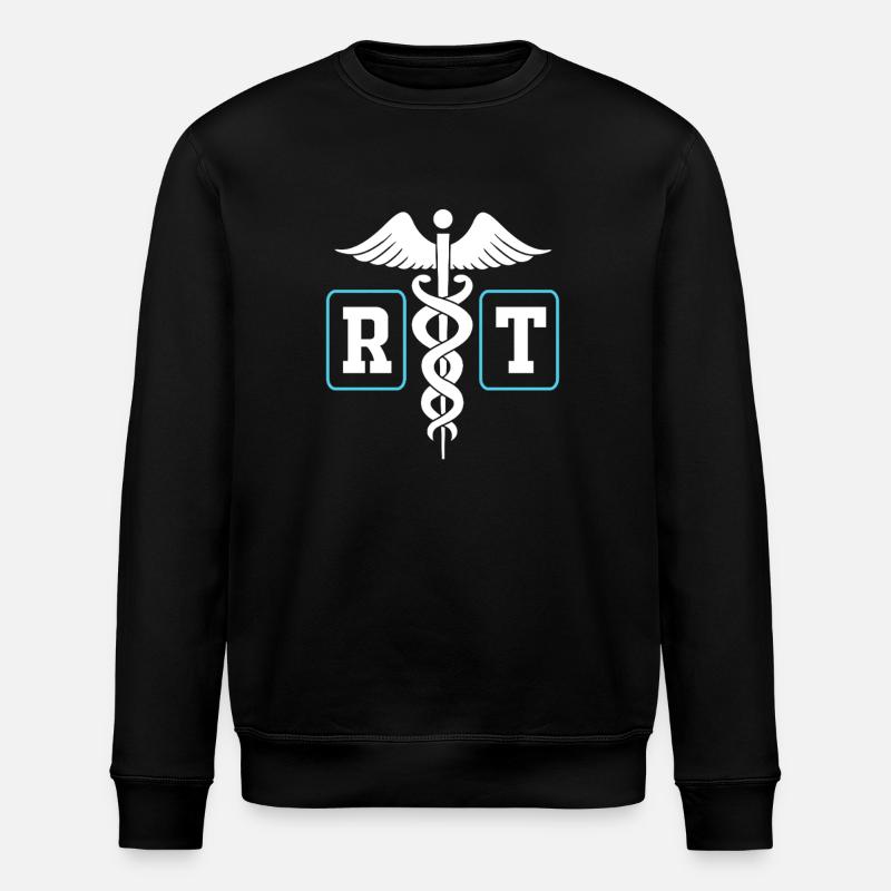 breathing breathing oxygen - Stanley/Stella ROLLER Unisex Organic Sweatshirt - black