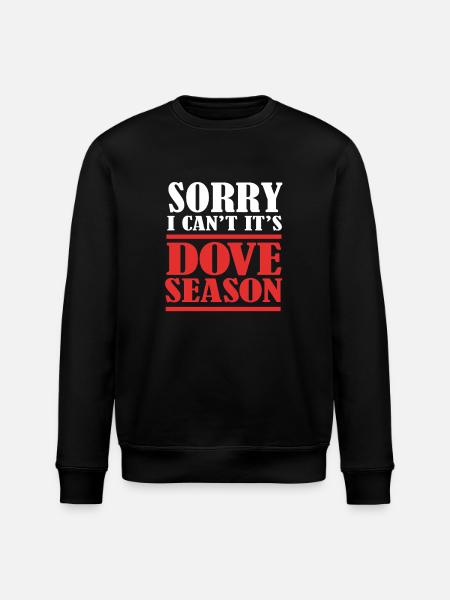 Pigeon Hunting Pigeon - Stanley/Stella ROLLER Unisex Organic Sweatshirt - black