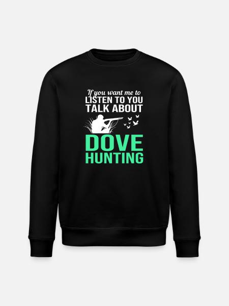Pigeon Hunt Hunting Hunters - Stanley/Stella ROLLER Unisex Organic Sweatshirt - black