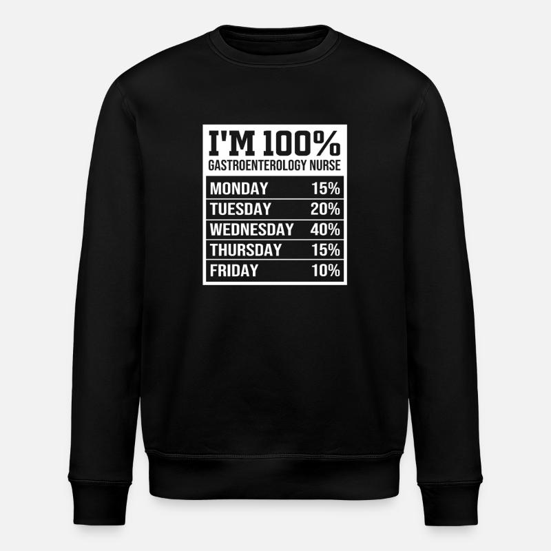 Gastro-entérologie - Sweat bio ROLLER Stanley/Stella Unisexe - noir