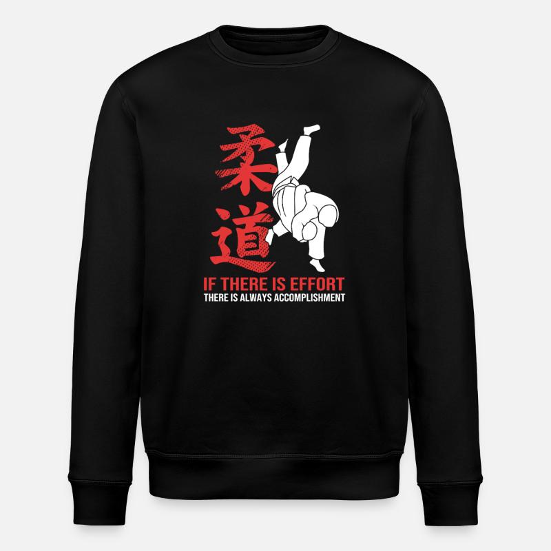 Judo - Sweat bio ROLLER Stanley/Stella Unisexe - noir