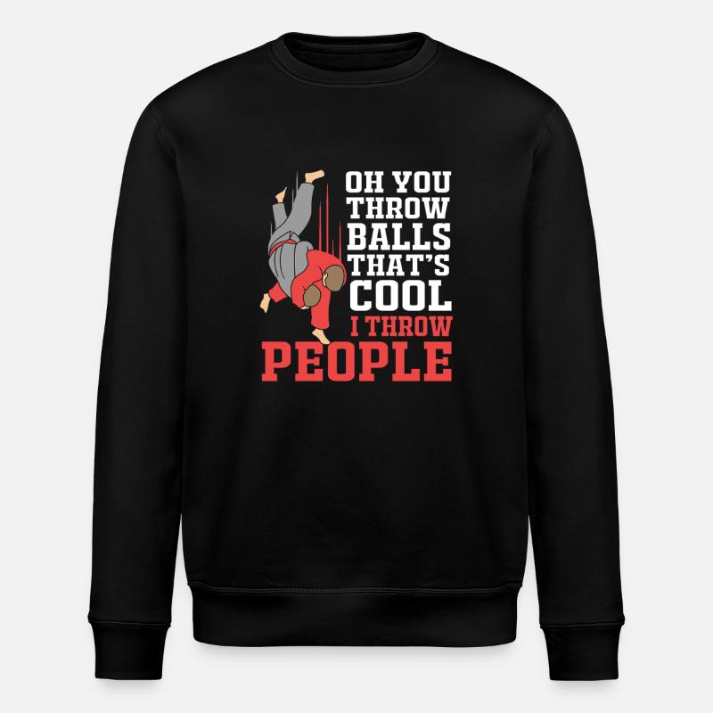 Judo - Stanley/Stella Unisex Bio-Sweatshirt ROLLER - Schwarz