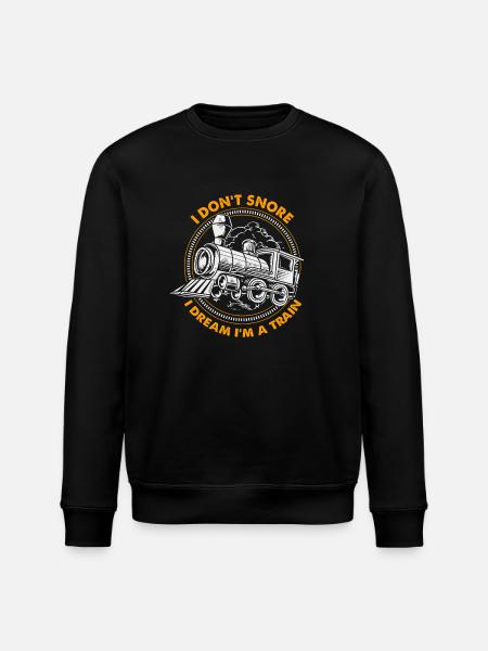 Modelleisenbahn Modellbau Modellbauer - Stanley/Stella Unisex Bio-Sweatshirt ROLLER - Schwarz