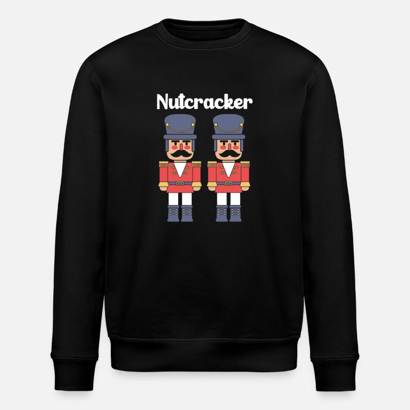 Nussknacker Weihnachten - Stanley/Stella Unisex Bio-Sweatshirt ROLLER - Schwarz