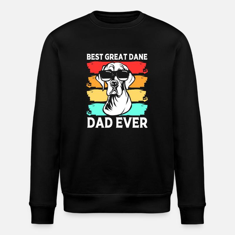 Great Dane - Stanley/Stella ROLLER Unisex Organic Sweatshirt - black