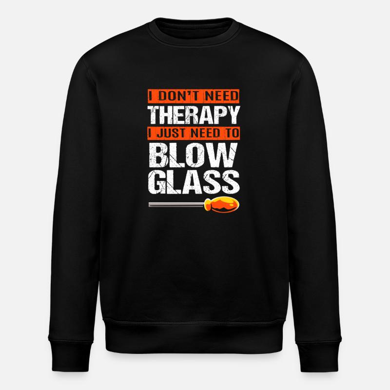 souffleur de verre - Sweat bio ROLLER Stanley/Stella Unisexe - noir