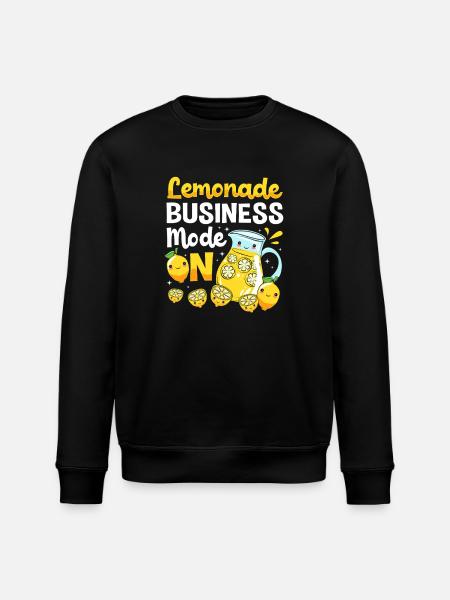 Lemonade, lemonade stand, lemonade - Stanley/Stella ROLLER Unisex Organic Sweatshirt - black