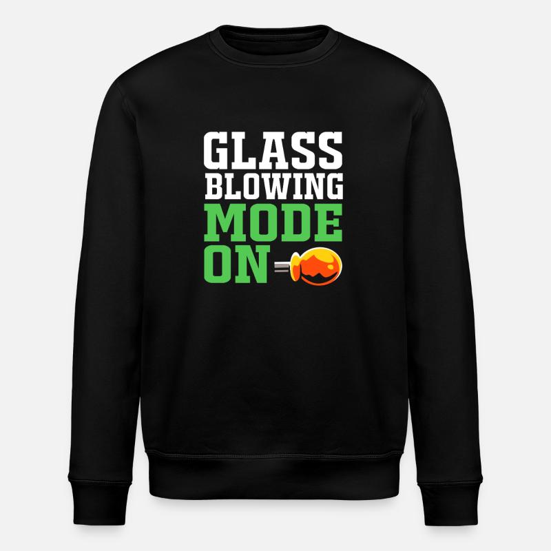 Glasbläser Glas - Stanley/Stella Unisex Bio-Sweatshirt ROLLER - Schwarz