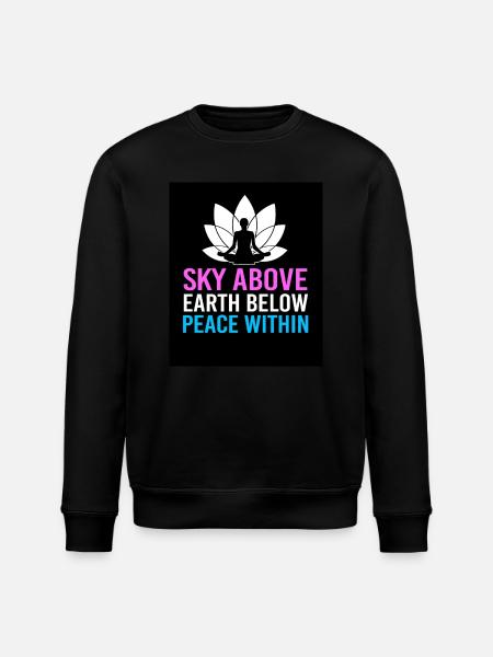 Medytacja Zen Buddyzm Buddyjska czakra Buddy - Ekologiczna bluza typu unisex Stanley/Stella ROLLER - czarny