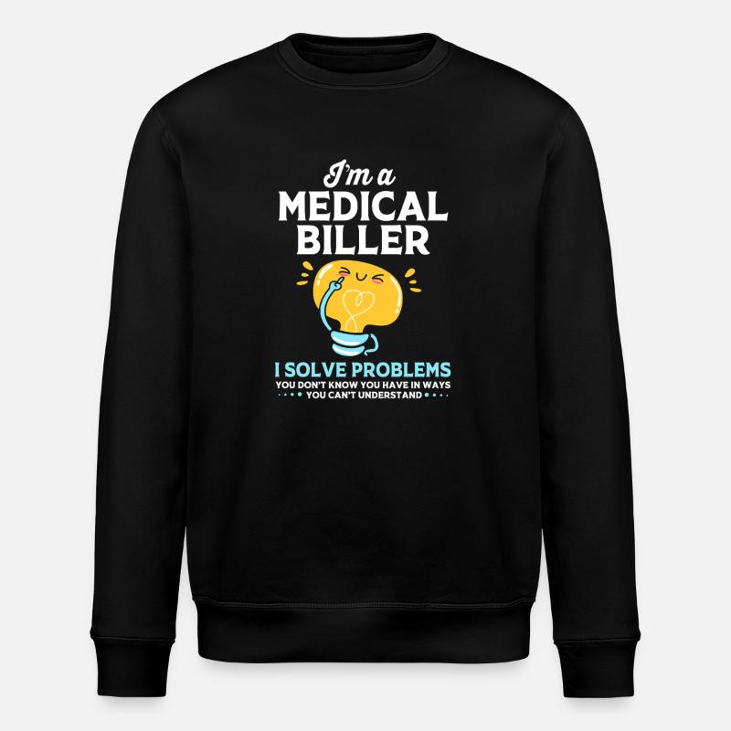 Medizin Coder - Stanley/Stella Unisex Bio-Sweatshirt ROLLER - Schwarz