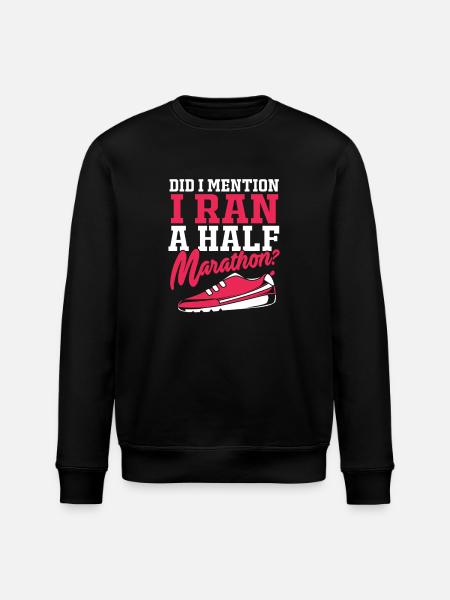 Marathon Runners Half Marathon Marathon - Stanley/Stella ROLLER Unisex Organic Sweatshirt - black