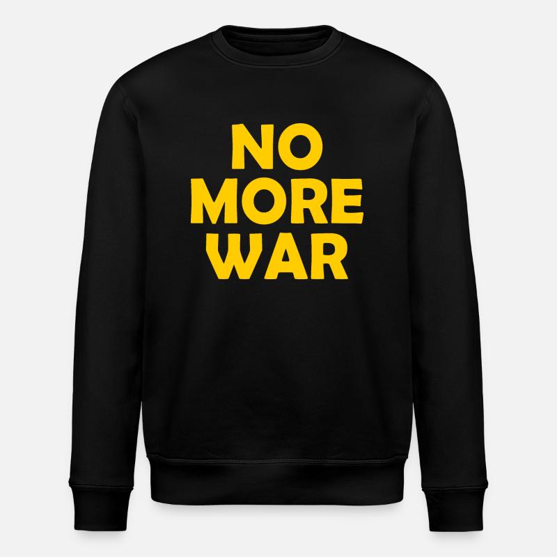 No more war - Stanley/Stella Unisex Bio-Sweatshirt ROLLER - Schwarz