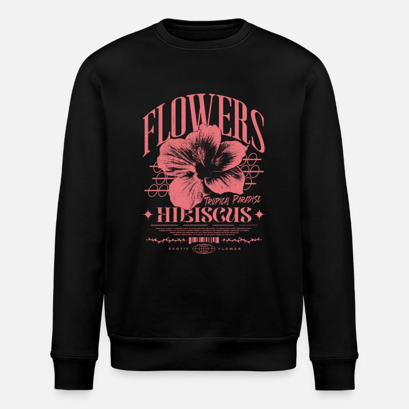 Fleur d’hibiscus Fleur d’hibiscus - Sweat bio ROLLER Stanley/Stella Unisexe - noir