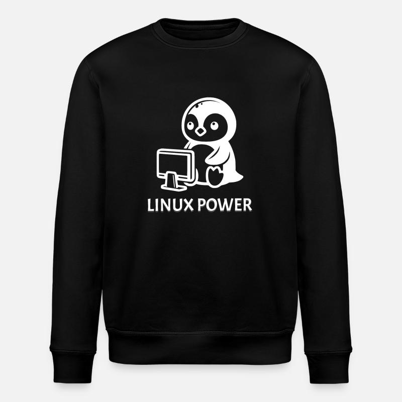 Linux-Leistung - Stanley/Stella Unisex Bio-Sweatshirt ROLLER - Schwarz