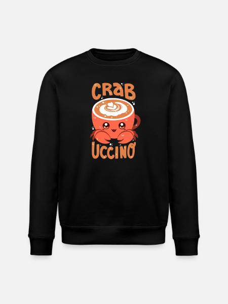 Crabuccino - Stanley/Stella ROLLER Unisex Organic Sweatshirt - black