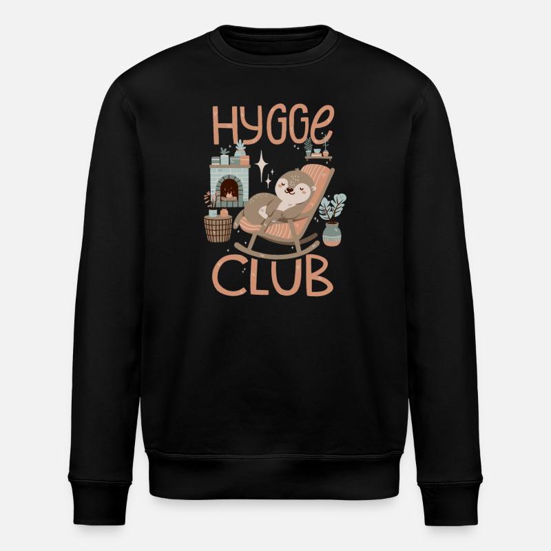 Hygge Club - Stanley/Stella Unisex Bio-Sweatshirt ROLLER - Schwarz