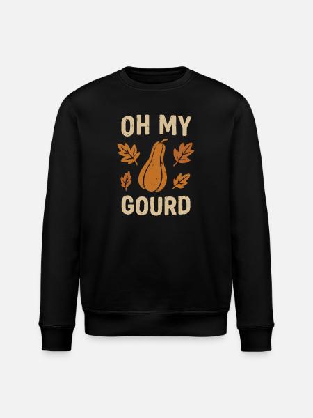 Oh ma citrouille - Sweat bio ROLLER Stanley/Stella Unisexe - noir