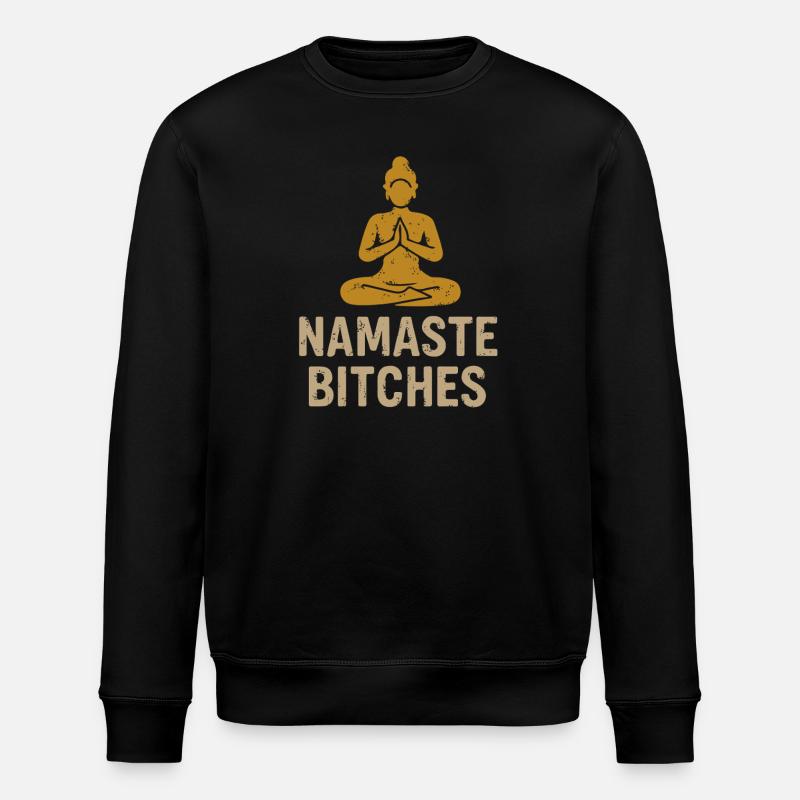 Namaste Salopes - Sweat bio ROLLER Stanley/Stella Unisexe - noir