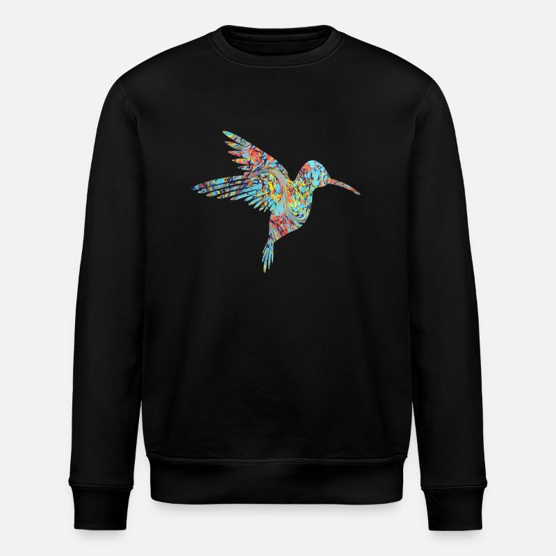 kolibri ebru 31 - Stanley/Stella Unisex Bio-Sweatshirt ROLLER - Schwarz