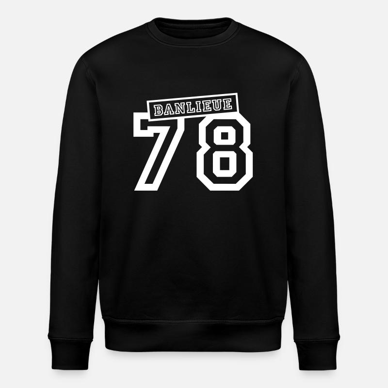 banlieue 78 - Sweat bio ROLLER Stanley/Stella Unisexe - noir