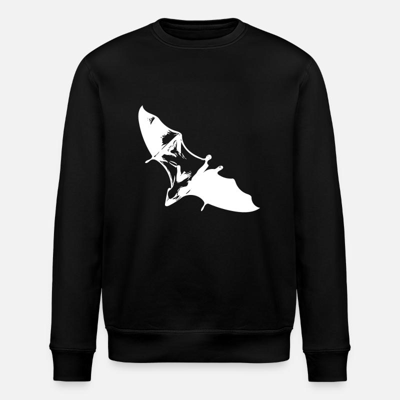 Renard volant planeur - Sweat bio ROLLER Stanley/Stella Unisexe - noir