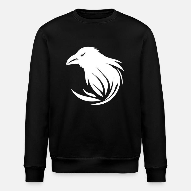 Corbeau intelligent - Sweat bio ROLLER Stanley/Stella Unisexe - noir