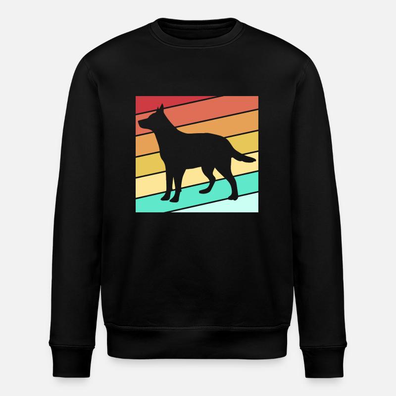 Australian Cattle Dog - Stanley/Stella Unisex Bio-Sweatshirt ROLLER - Schwarz