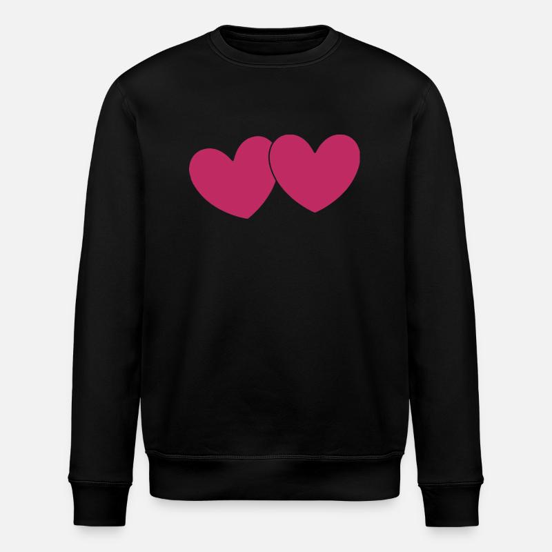 Saint-Valentin, Saint-Valentin, Saint-Valentin - Sweat bio ROLLER Stanley/Stella Unisexe - noir