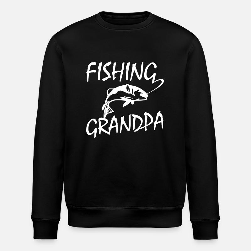 Grand-père Pêche Pêche - Sweat bio ROLLER Stanley/Stella Unisexe - noir