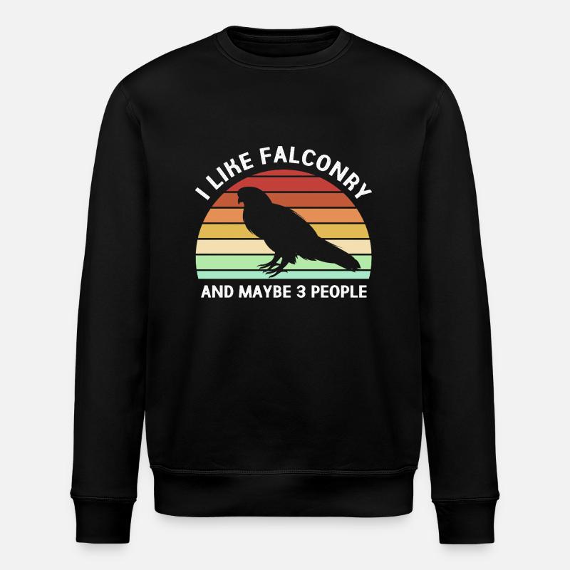 Fauconnerie Chirp Falcon - Sweat bio ROLLER Stanley/Stella Unisexe - noir