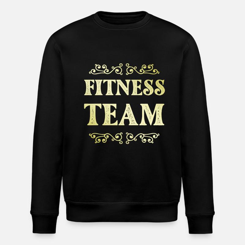 Fitness Team - Stanley/Stella Unisex Bio-Sweatshirt ROLLER - Schwarz