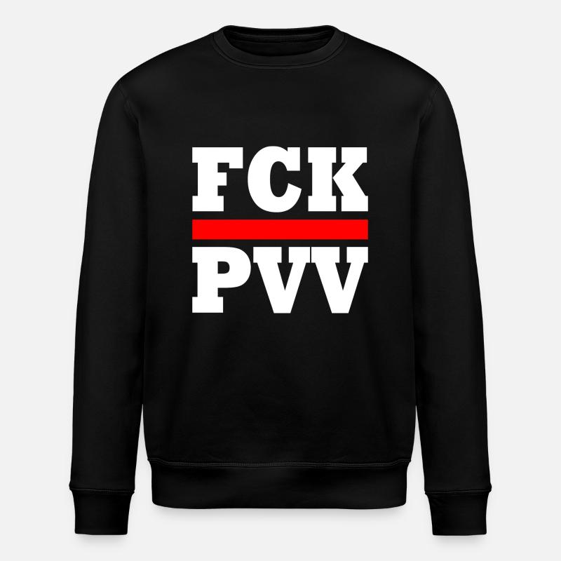 Fck pvv - Stanley/Stella ROLLER Unisex Organic Sweatshirt - black