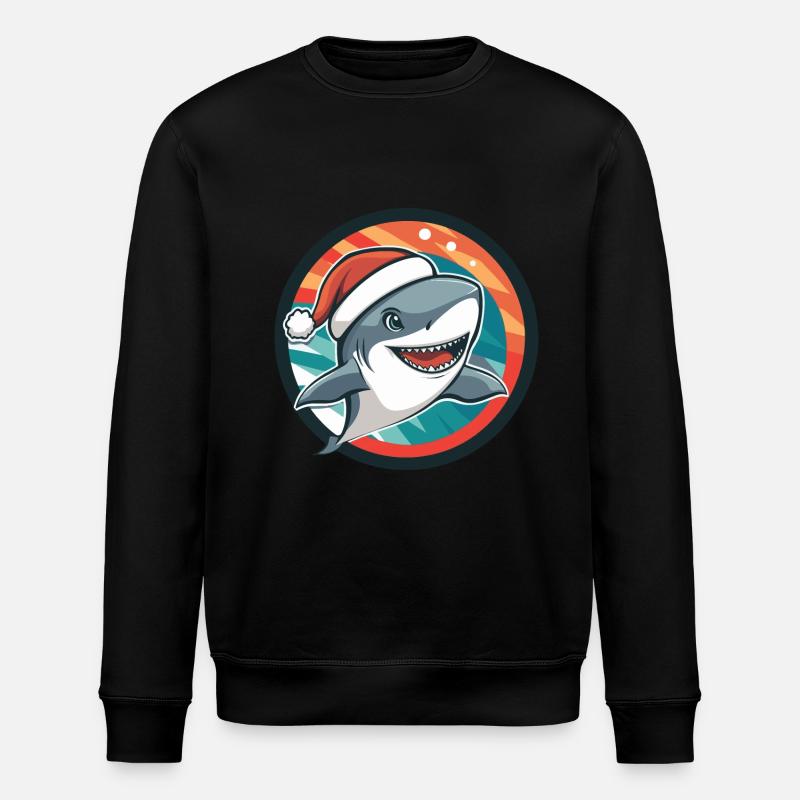 Requin Noël Noël - Sweat bio ROLLER Stanley/Stella Unisexe - noir