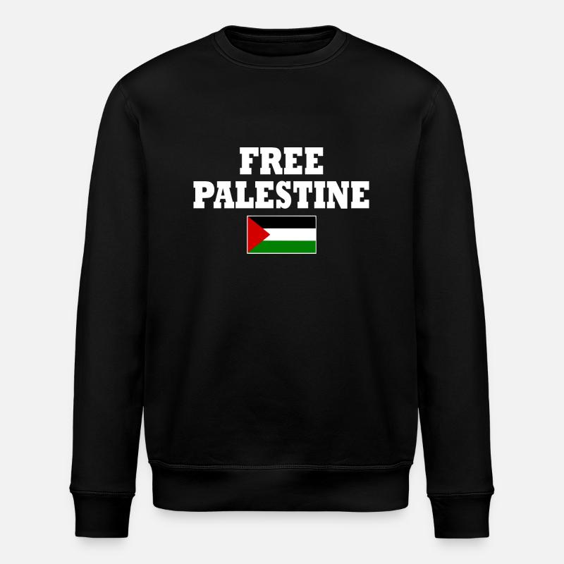 Free palestine فلسطين حرة - Stanley/Stella Unisex Bio-Sweatshirt ROLLER - Schwarz