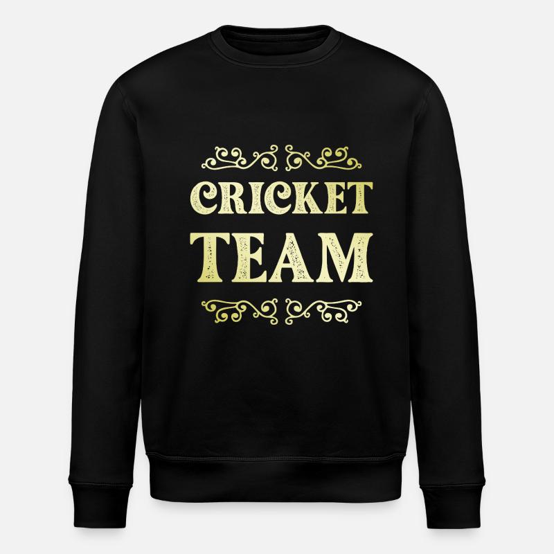 Cricket Team - Stanley/Stella ROLLER Unisex Organic Sweatshirt - black