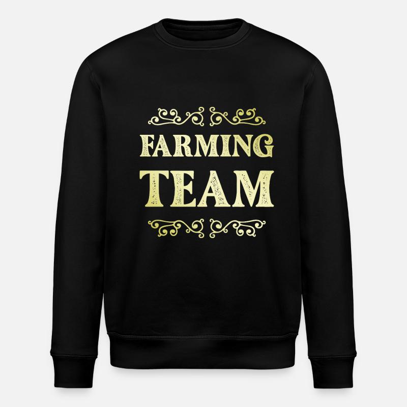 Farming Team - Stanley/Stella ROLLER Unisex Organic Sweatshirt - black