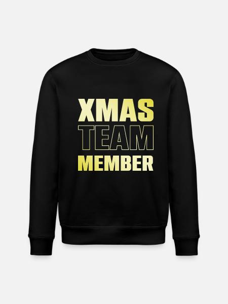 Xmas Team - Stanley/Stella ROLLER Unisex Organic Sweatshirt - black