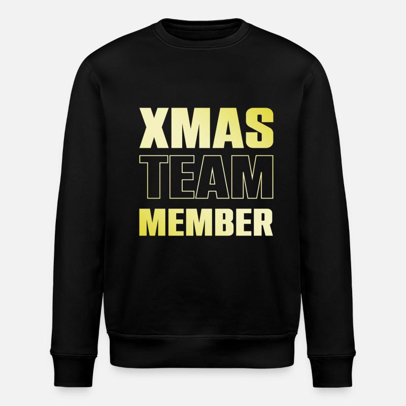 Équipe de Noël - Sweat bio ROLLER Stanley/Stella Unisexe - noir