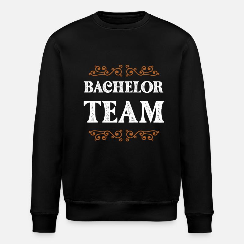 Bachelor Crew - Stanley/Stella ROLLER Unisex Organic Sweatshirt - black