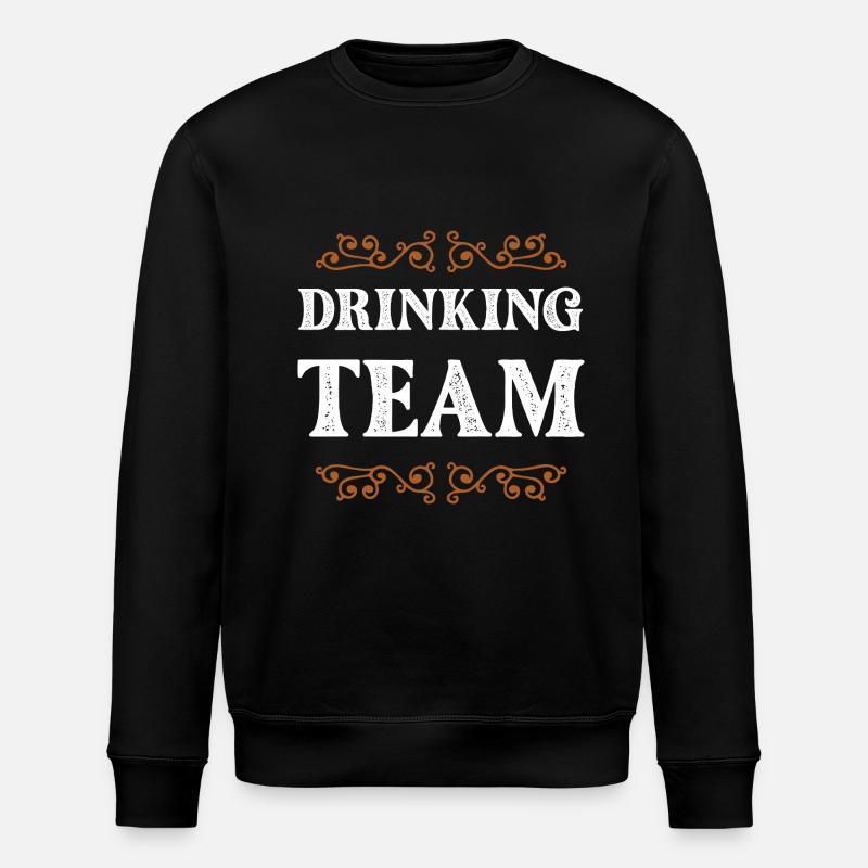 Drinking Crew - Stanley/Stella ROLLER Unisex Organic Sweatshirt - black