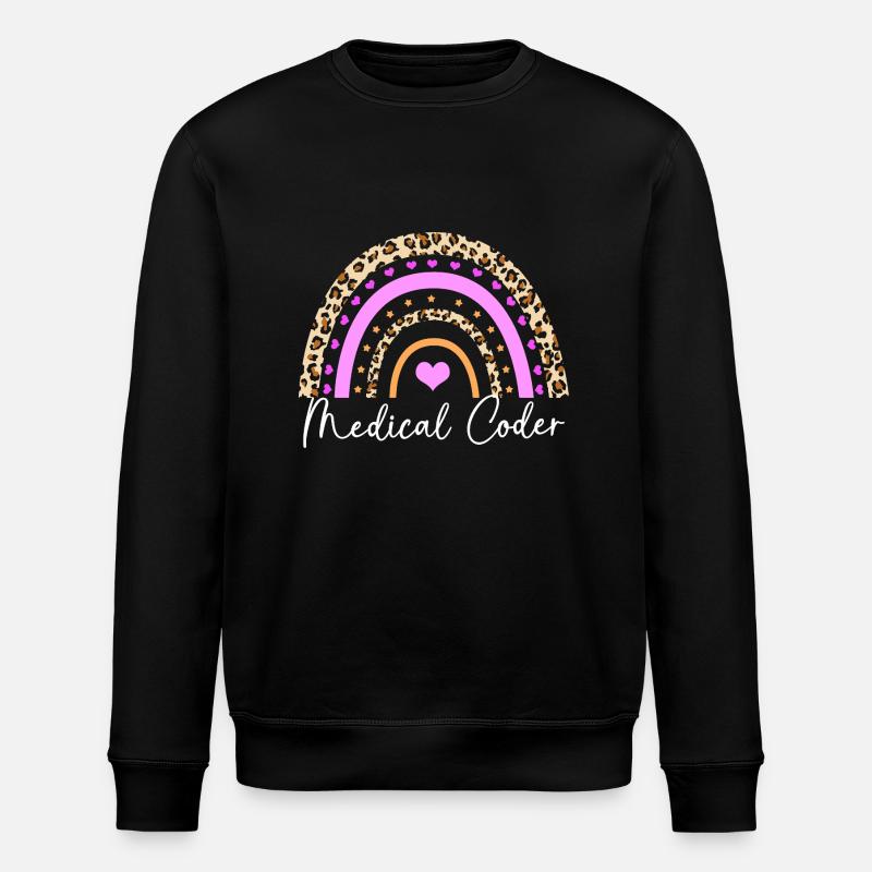 Medical Coder - Stanley/Stella ROLLER Unisex Organic Sweatshirt - black