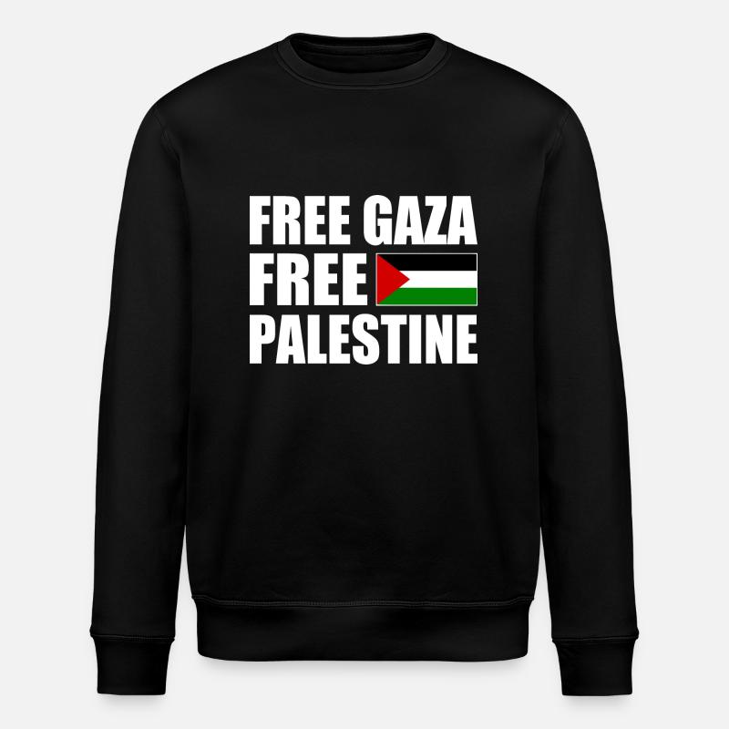 Free palestine - Sweat bio ROLLER Stanley/Stella Unisexe - noir