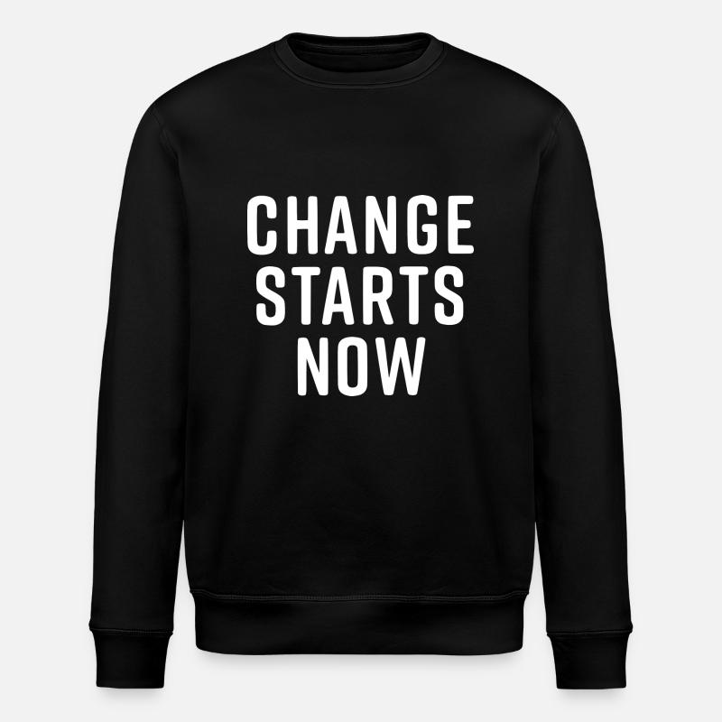 change starts now - Sweat bio ROLLER Stanley/Stella Unisexe - noir