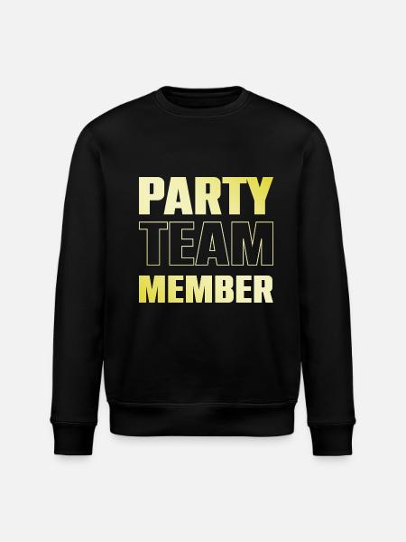 Party Team - Stanley/Stella ROLLER Unisex Organic Sweatshirt - black