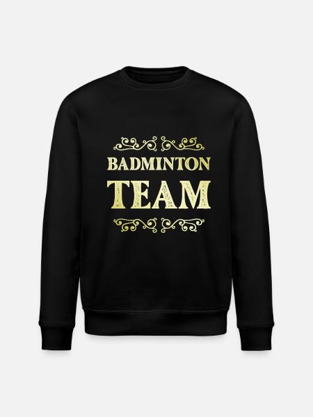 Badminton Team - Stanley/Stella Unisex Bio-Sweatshirt ROLLER - Schwarz